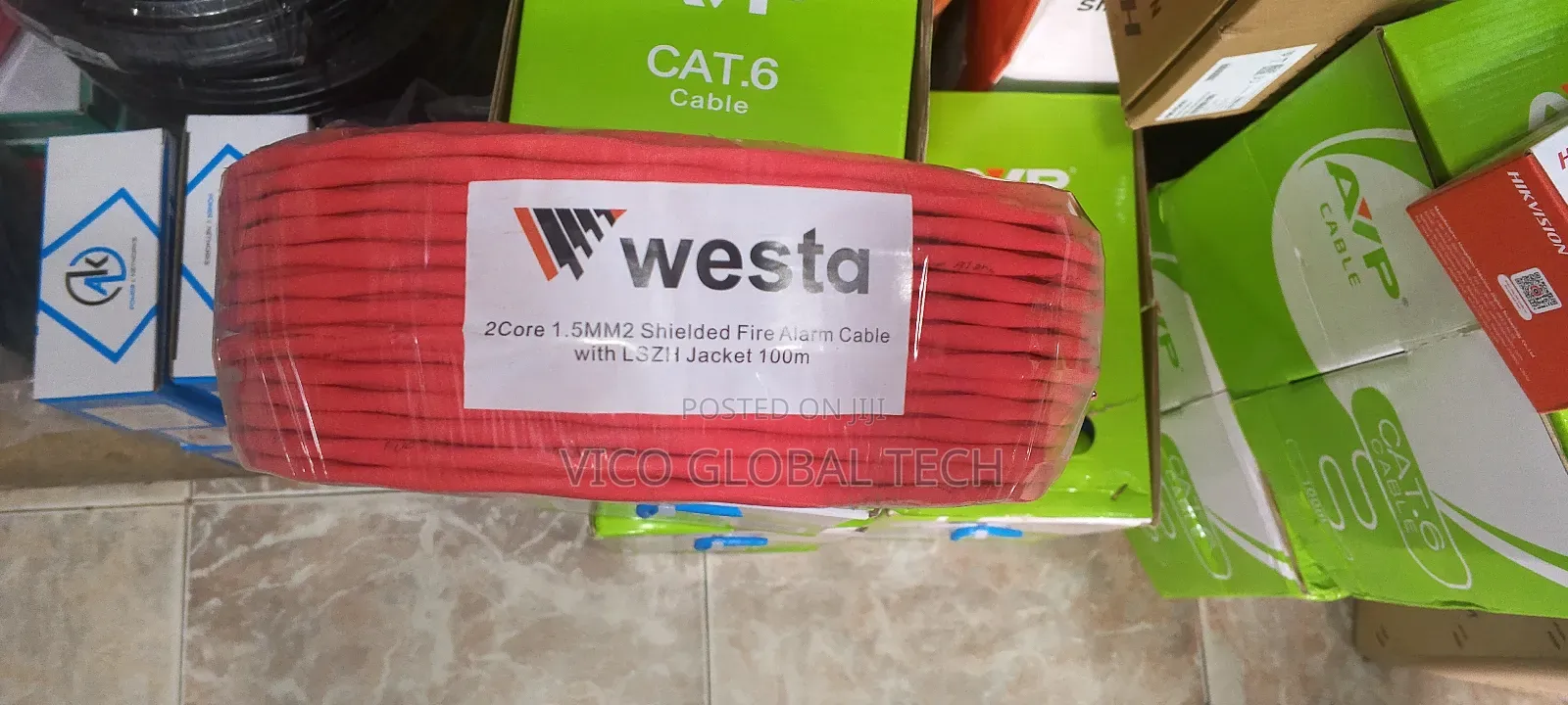 Westa 2-Core 1.5mm2 Shielded Fire Alarm Cable