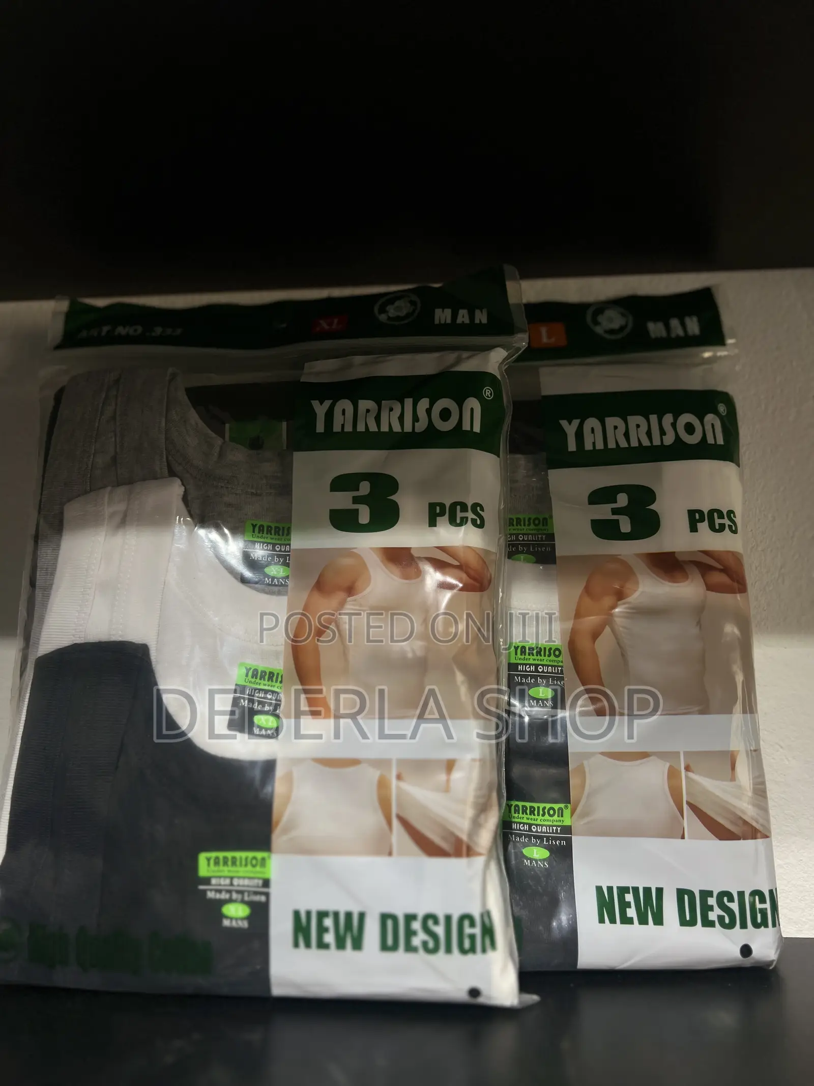 3in1 Yarrison Singlet/ Underwear Fo Men