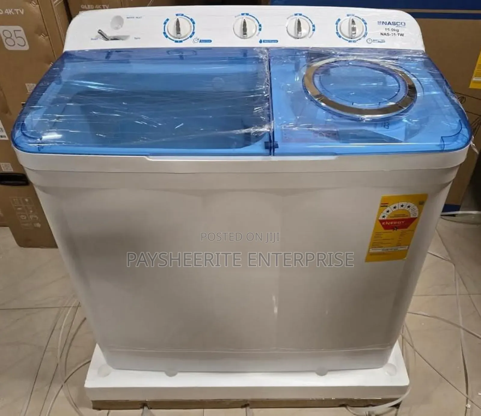 Nasco 15kg Semi Auto.5 Stars.Washing Machine