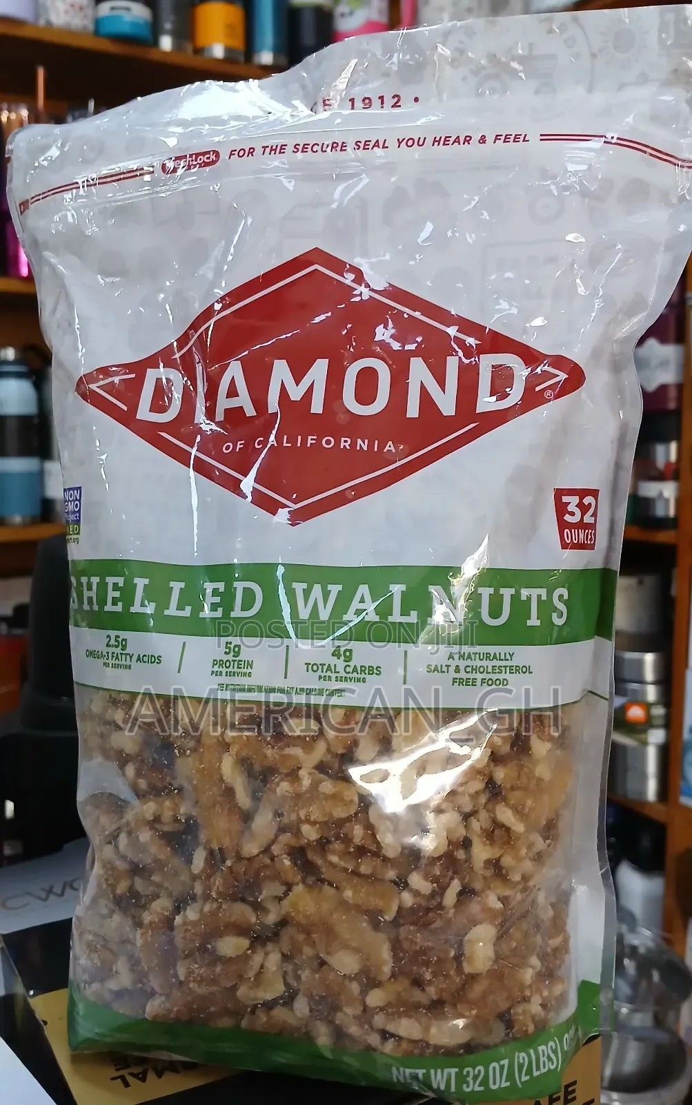 Diamond Shelled Walnuts