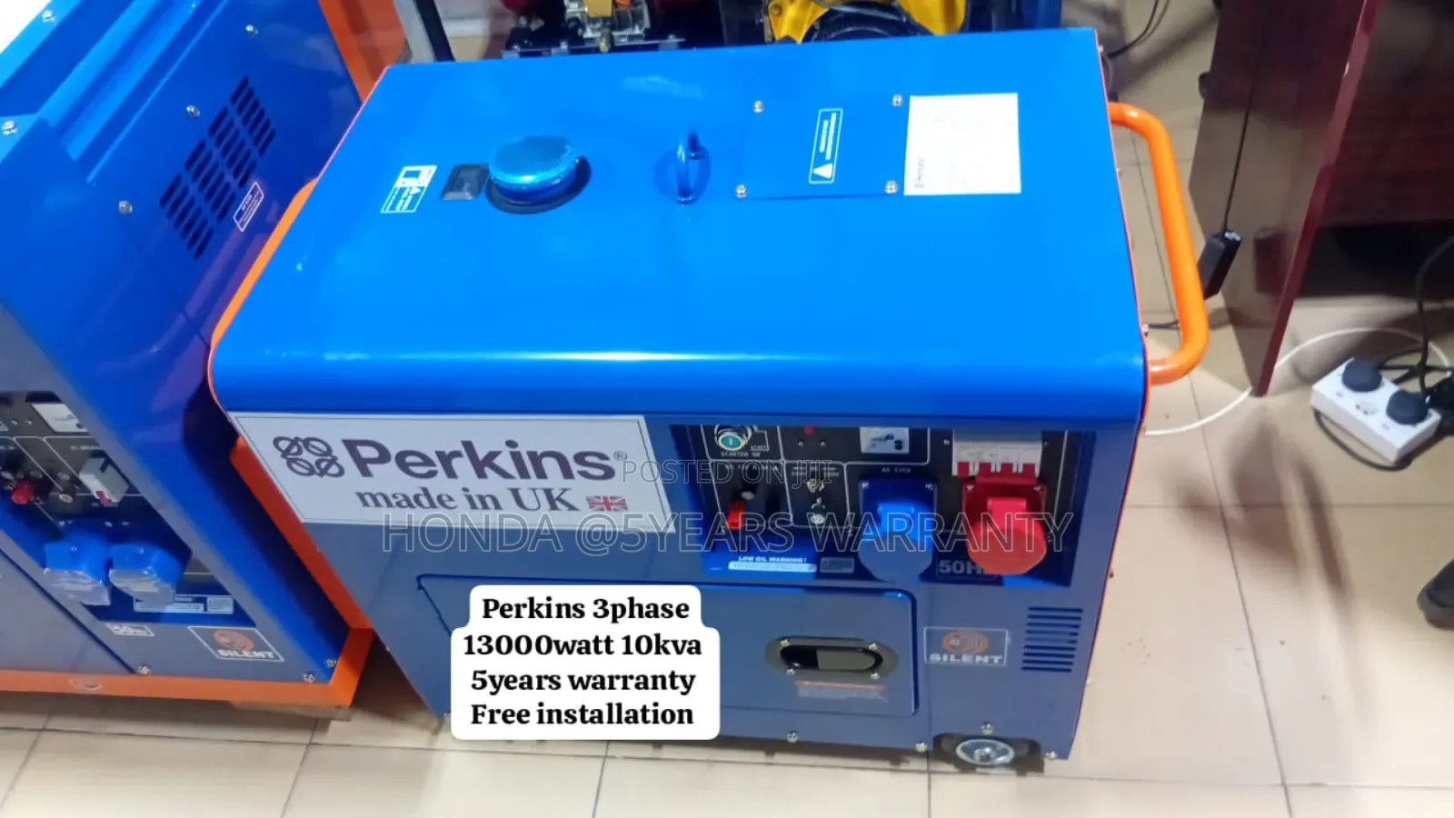 Heavy Duty System 3phase Perkins 10kva 13000wat Diesel 10kva