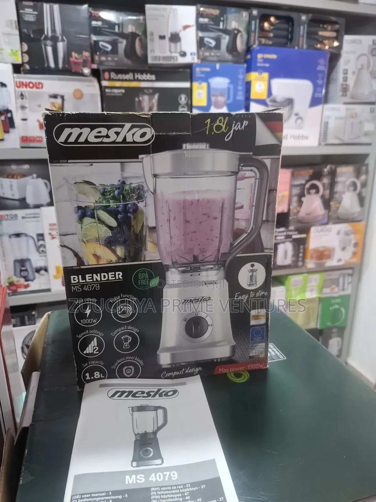 Mesko Plastic Blender 1000w Germany