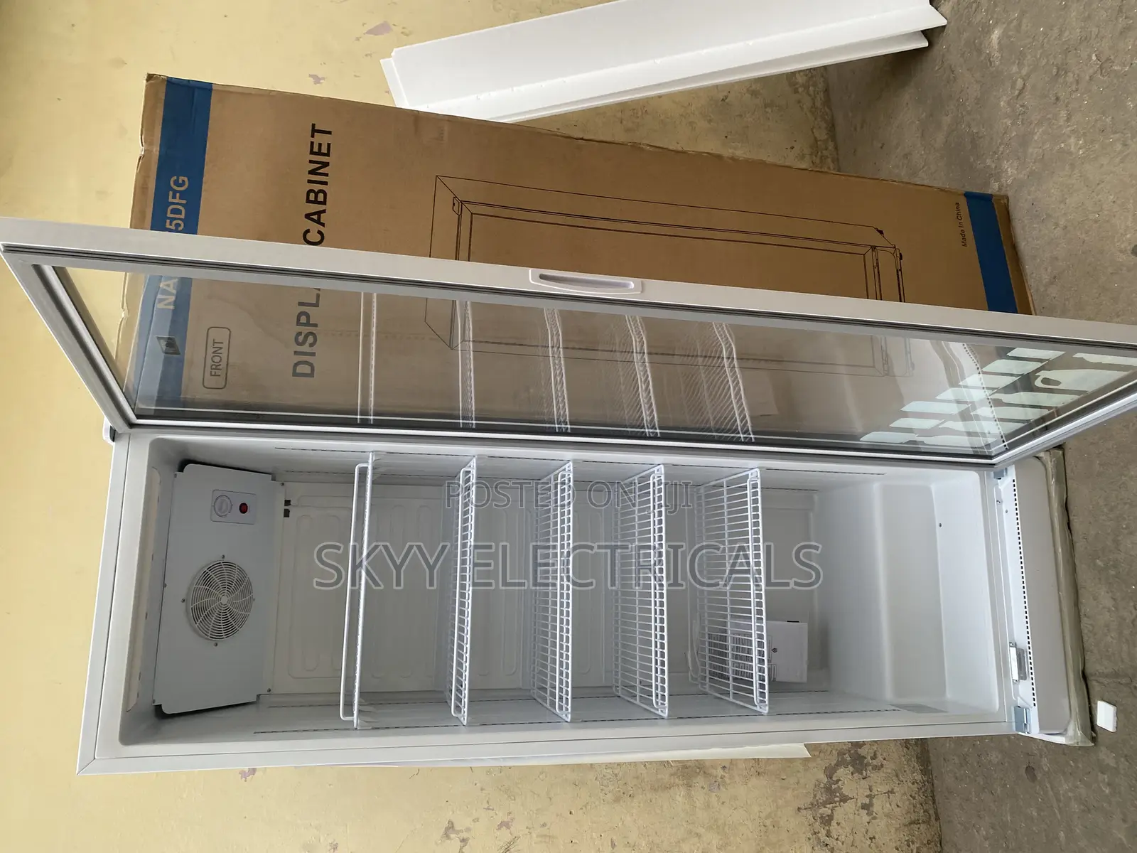 Nasco Nas-375dfg 360liters Single Door Display Fridge