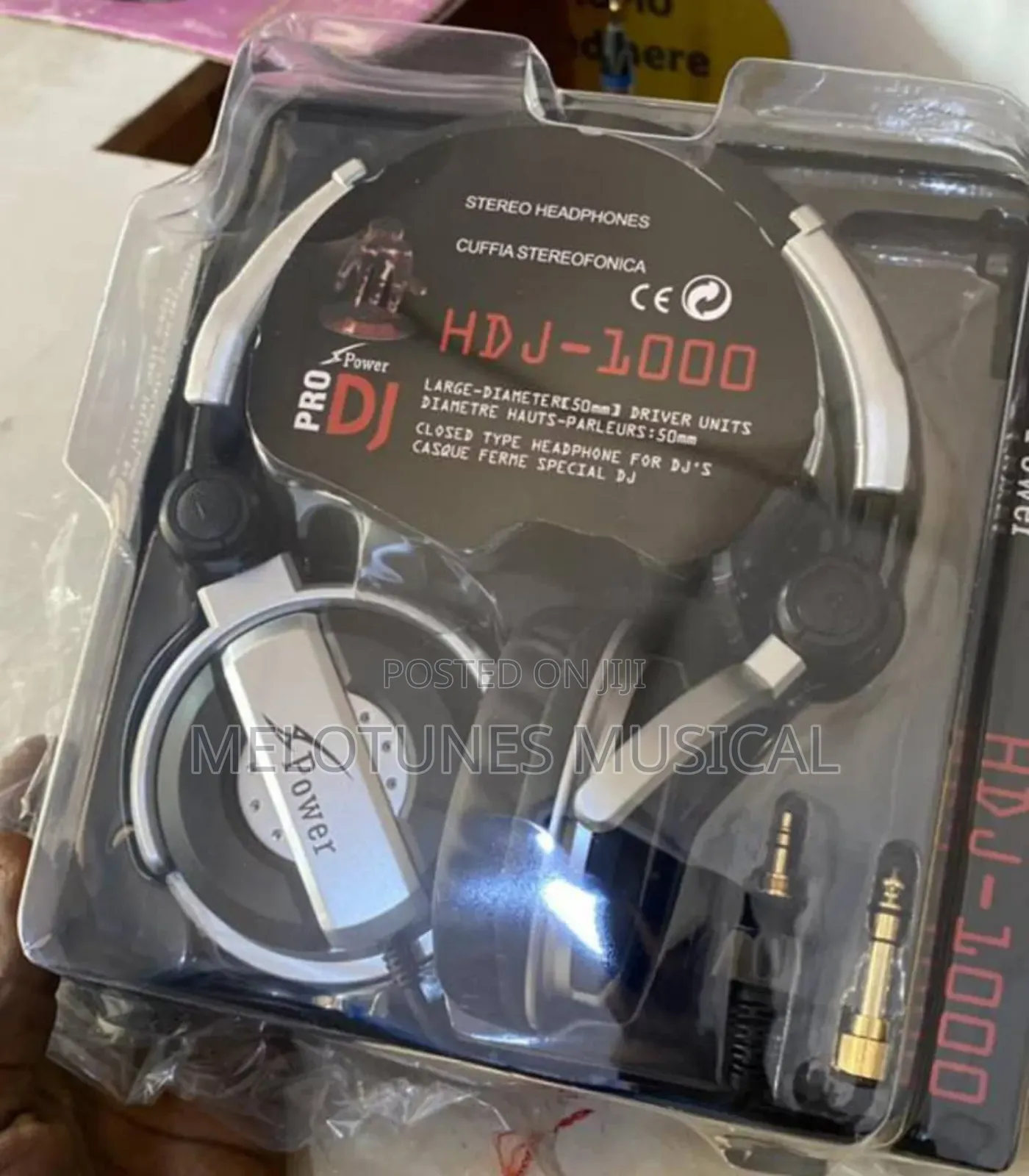 Power HDJ-1000 Professional Dj Headphones.