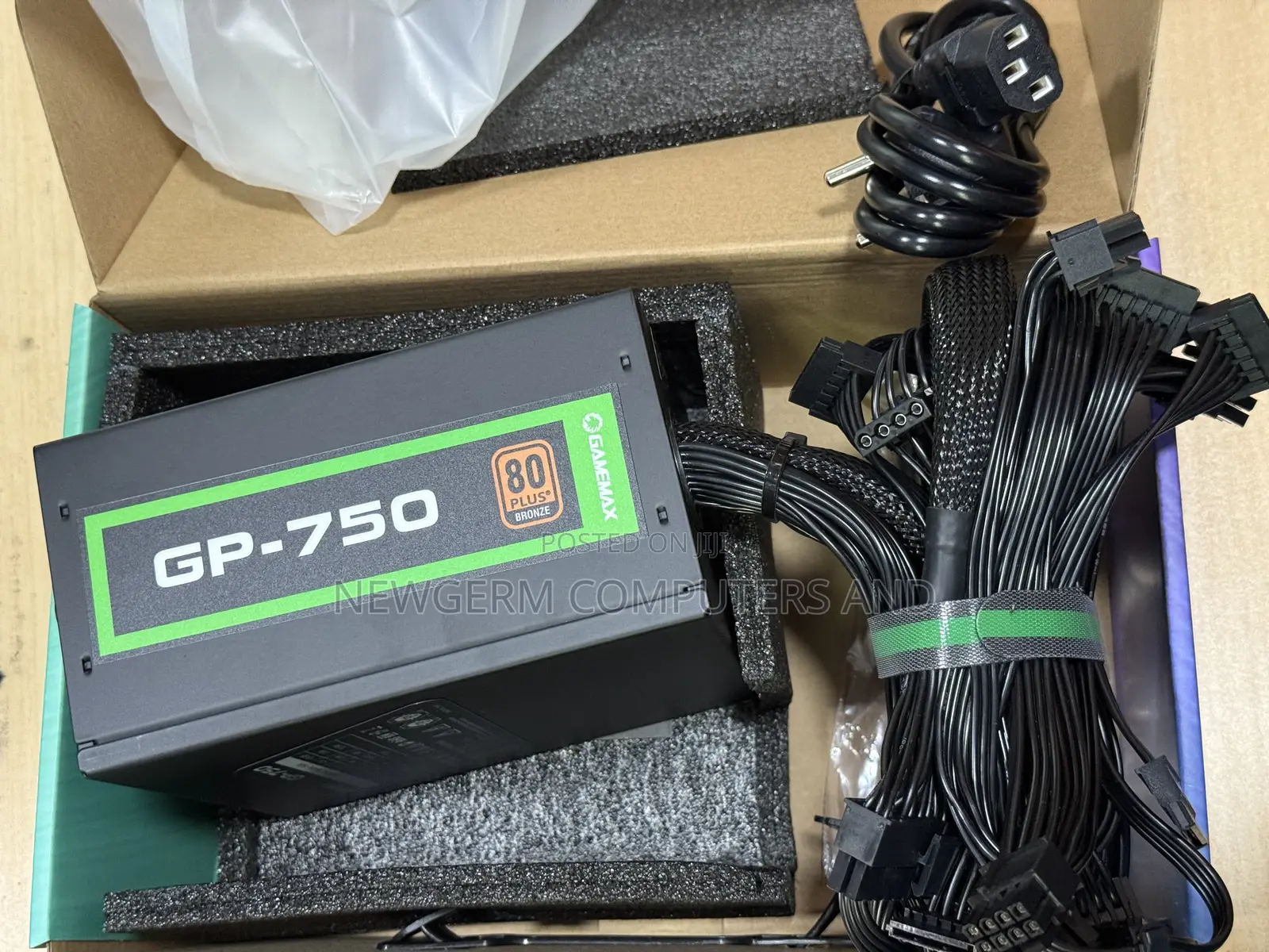 Gamemax 750w Gaming Power Supply* 80plus Gold Certified