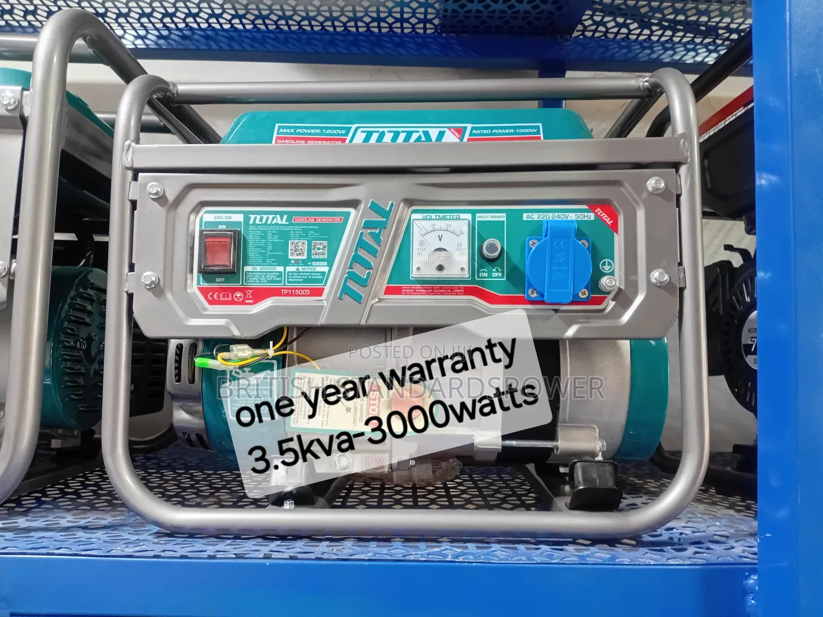 Portable 3.5kva Total Petrol Generator