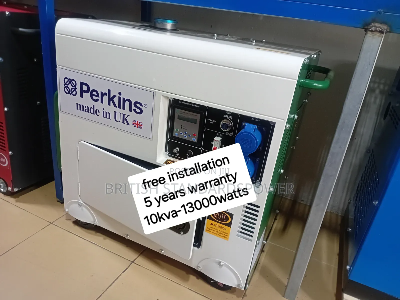 10kva Alternative Silent Diesel Perkins Generator