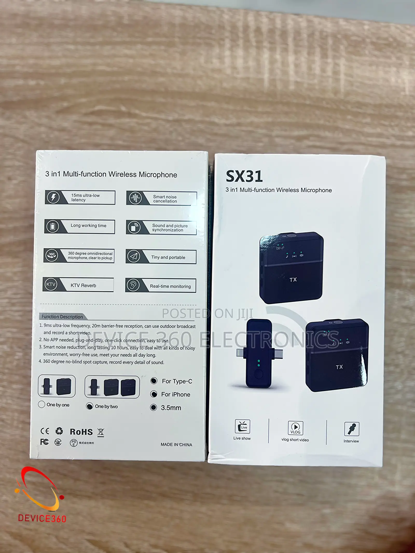 Sx3 3 in 1 Multi-Function Wireless Microphone