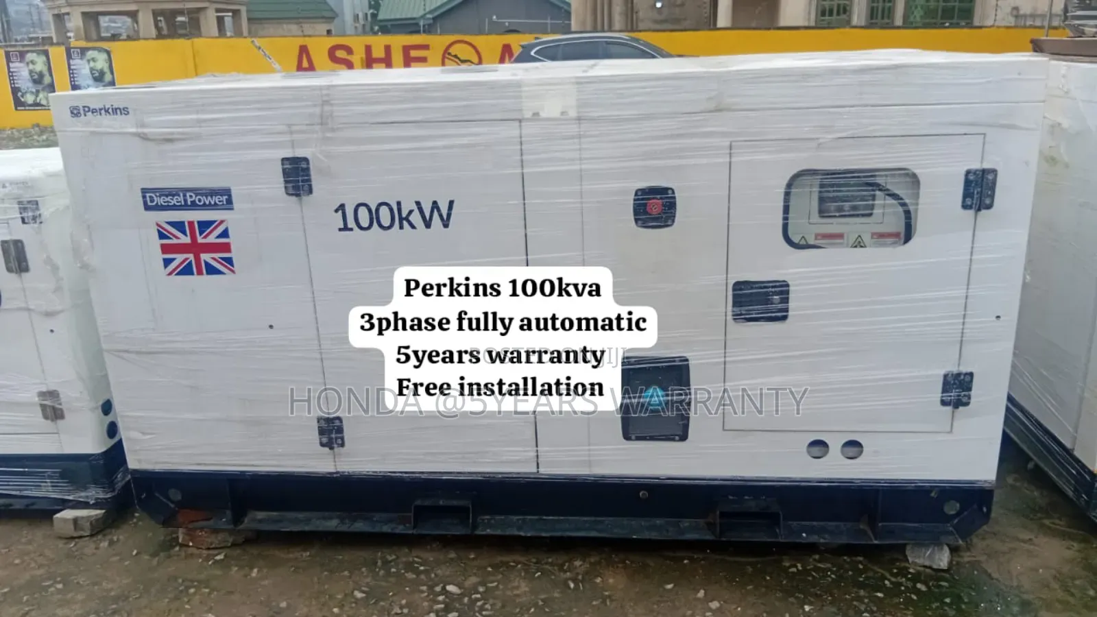 Municipal Power System Perkins 100kva 3phase Generator 100kv