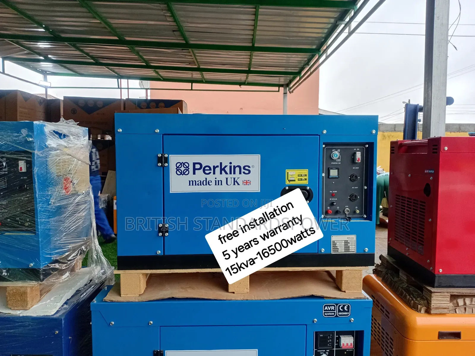 Premium 100% Copper Alternator 15kva Diesel Generator