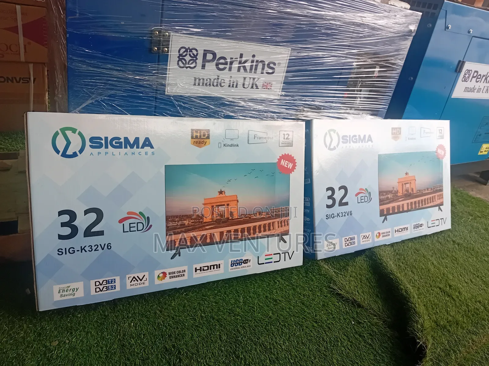 New Sigma 32" Led Frameless Television Energy Saving