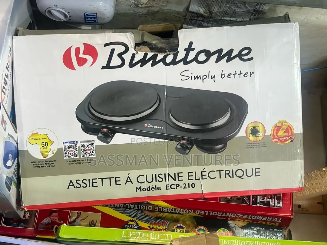 Binatone 2 Burner Electric Stove
