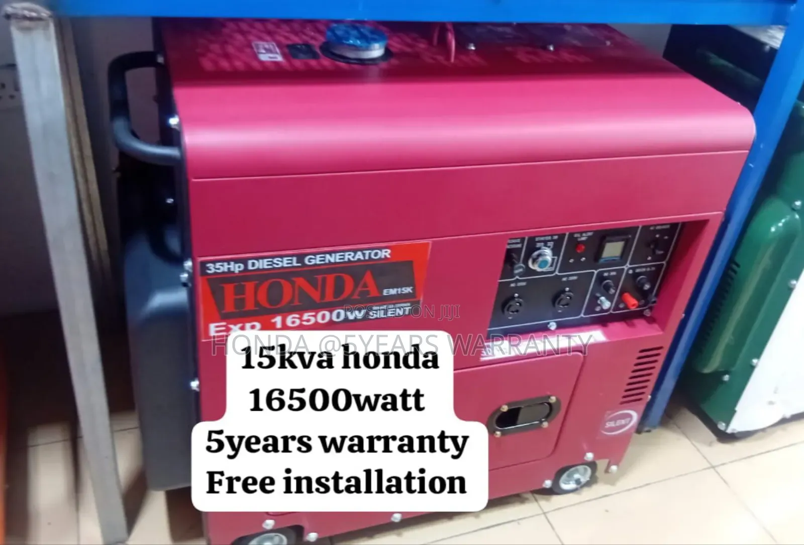 Rapid Startup Honda 15kva Generator 16500watt Diesel 15kva