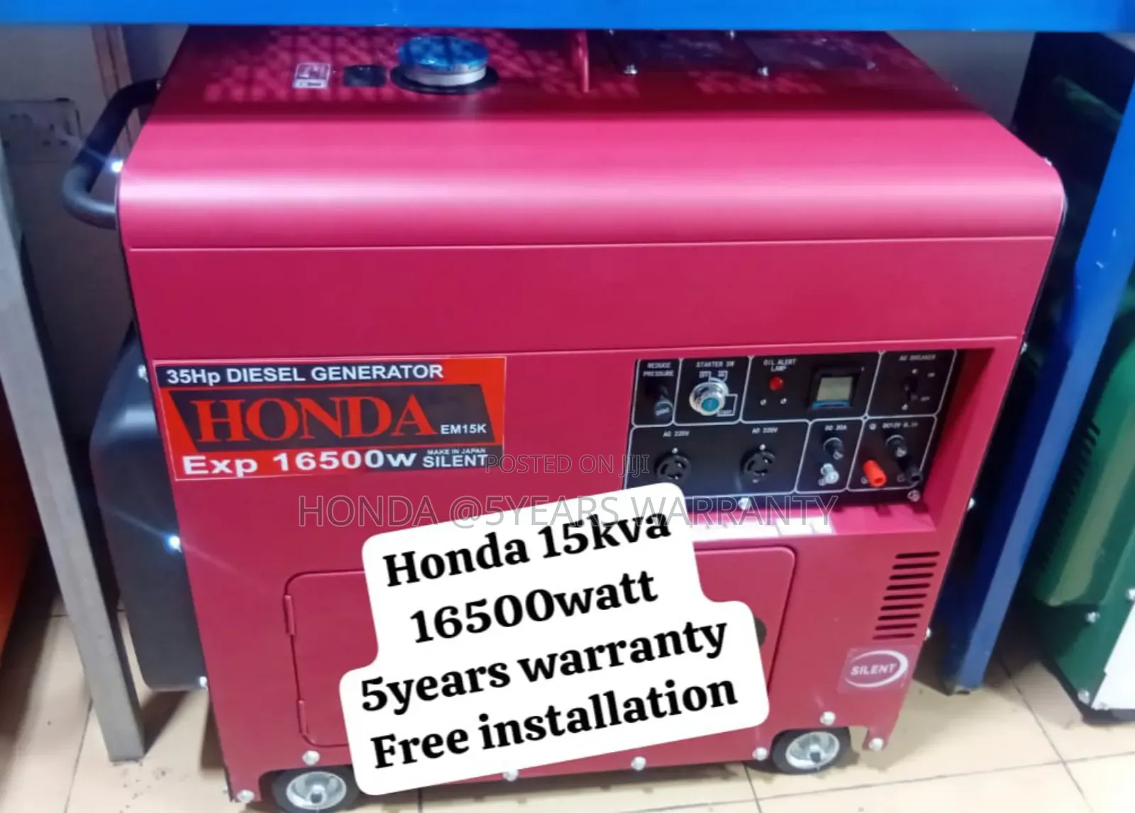 Smart Generator Technology Honda 15kva 16500watt Diesel 15kv