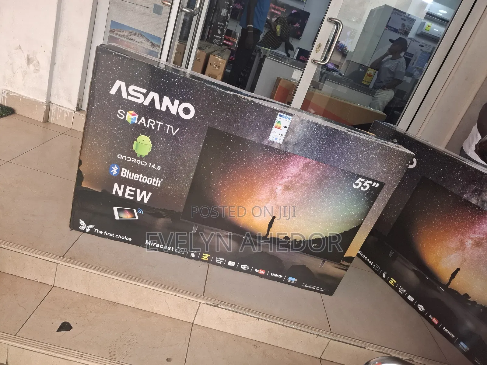 Quality Picture View of Asano 55 Inches Smart Tv