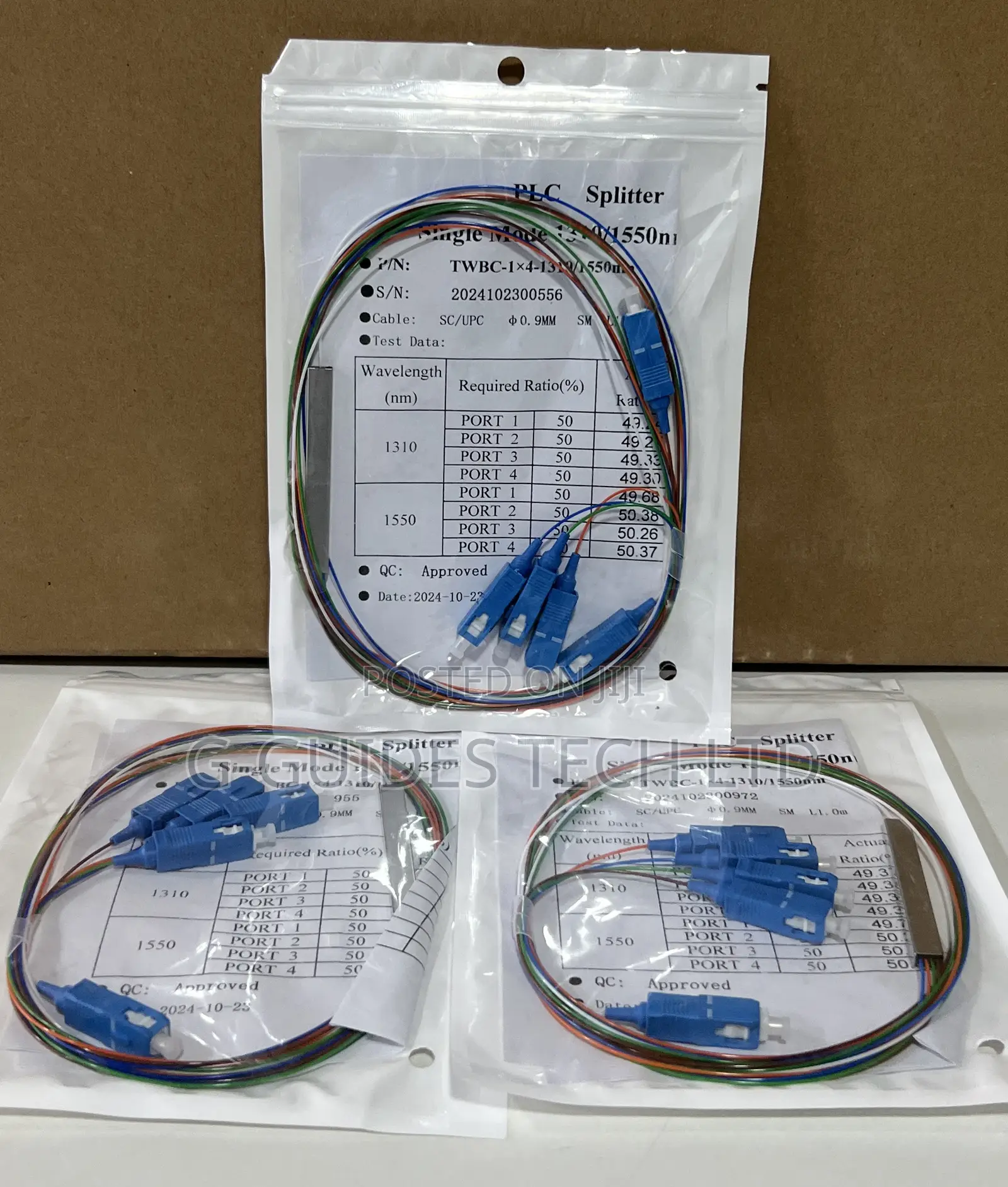4-Port PLC Splitter Sc, Planar Lightwave Circuit Splitter