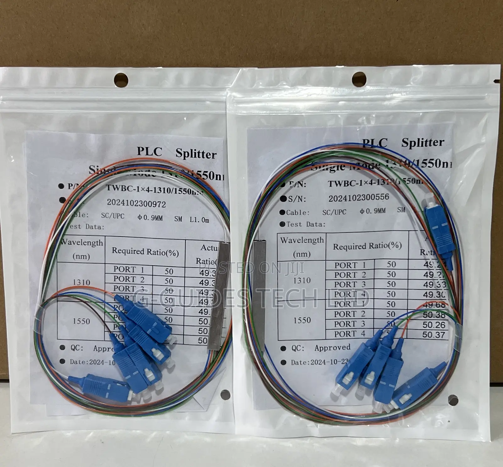 4-Port PLC Splitter Sc, Planar Lightwave Circuit Splitter