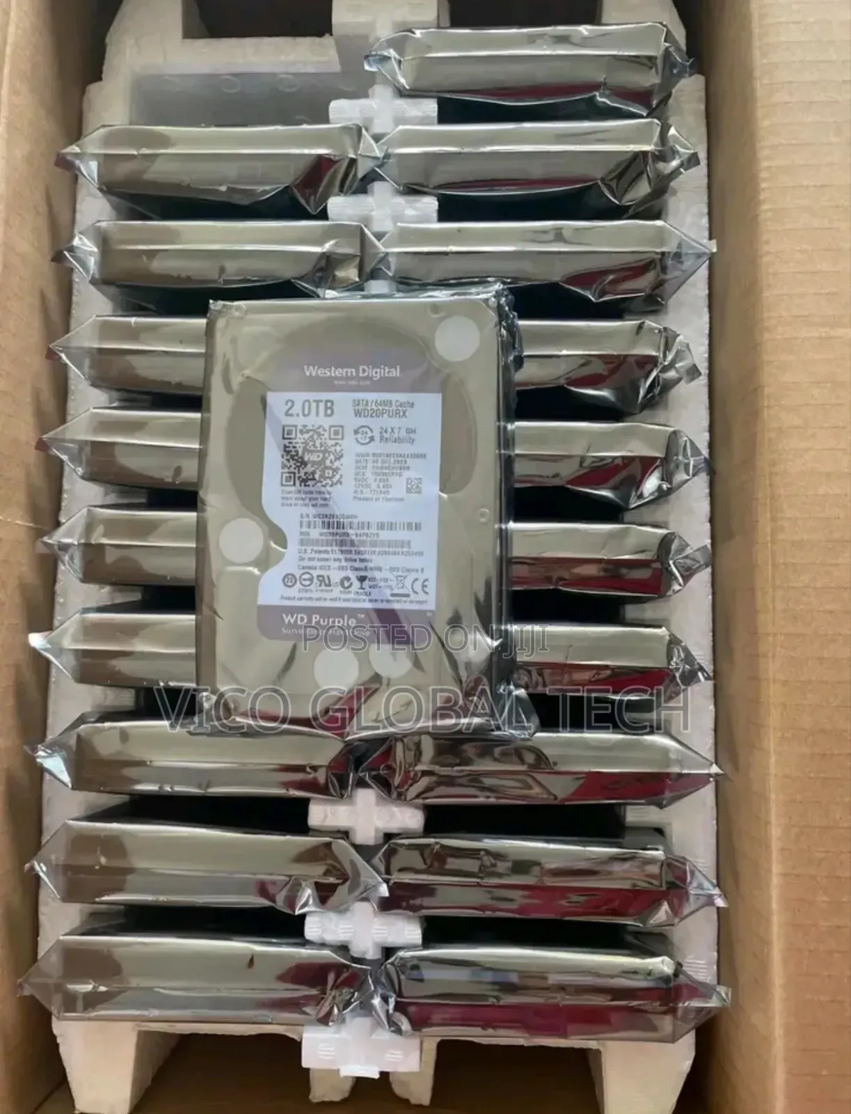 2tb Wd Sata Surveillance HDD
