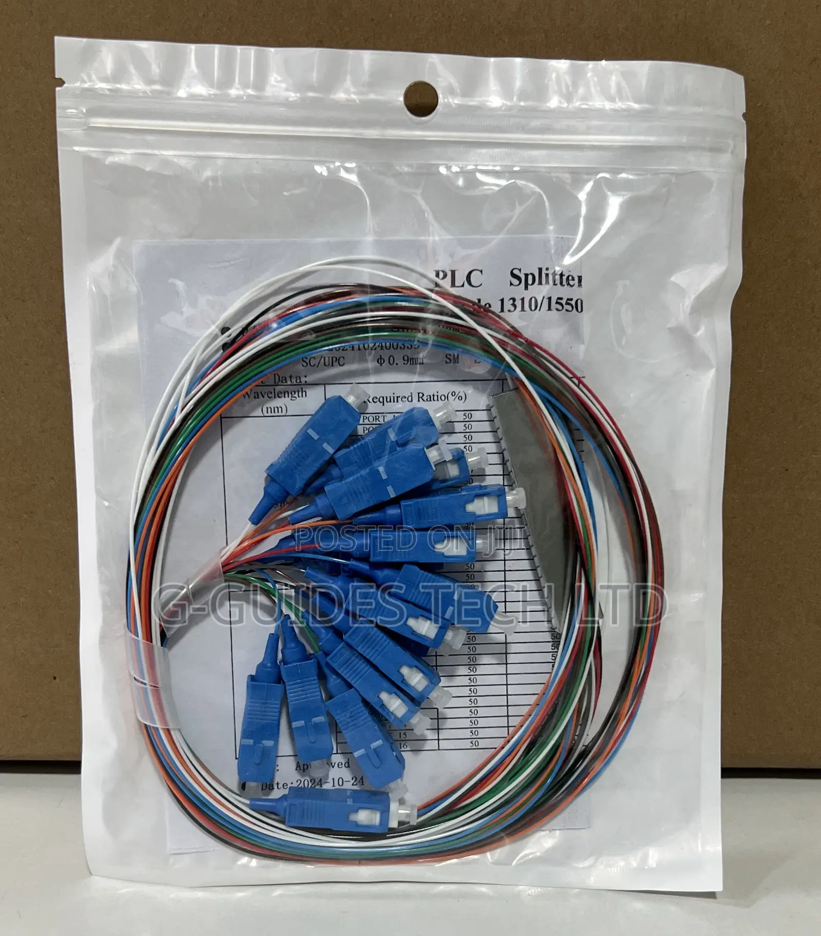 16-Port PLC Splitter Sc, Planar Lightwave Circuit Splitter