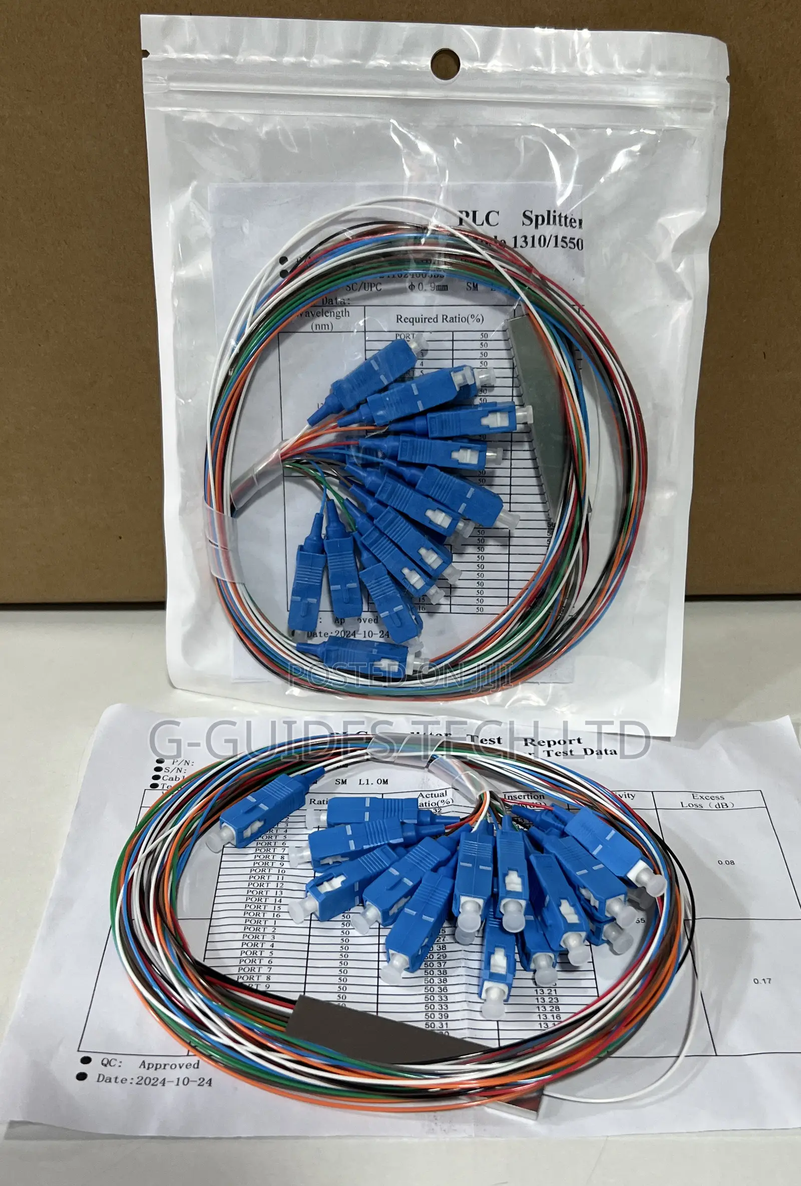 16-Port PLC Splitter Sc, Planar Lightwave Circuit Splitter