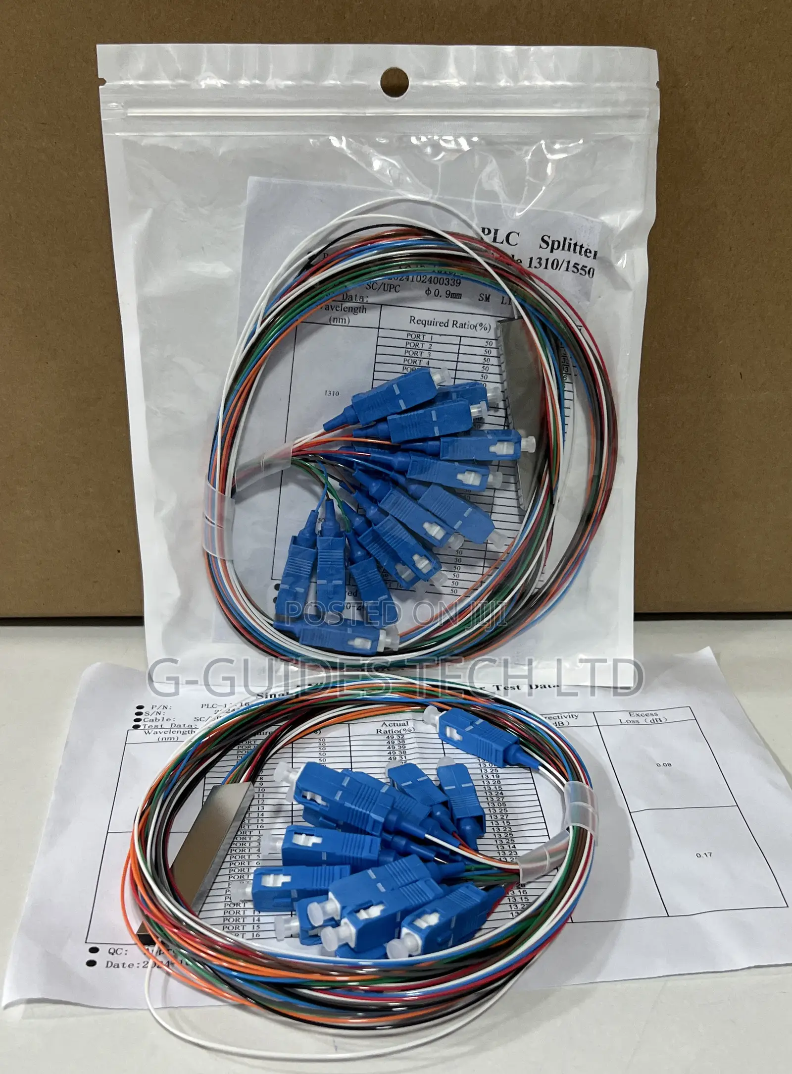 16-Port PLC Splitter Sc, Planar Lightwave Circuit Splitter
