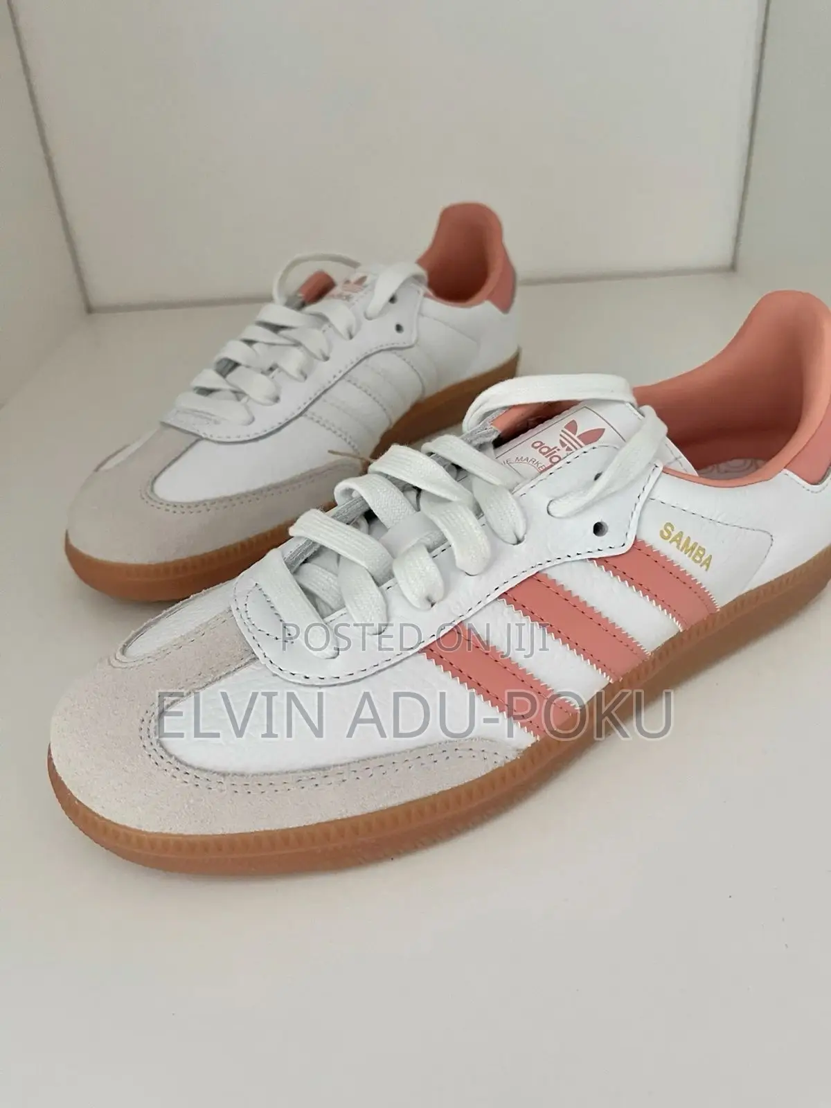 Adidas Samba Og "White/Pink" Sneakers