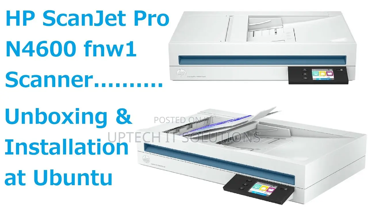 Hp Scanjet Pro N4600 Fnw1 Scanner (20g07a)