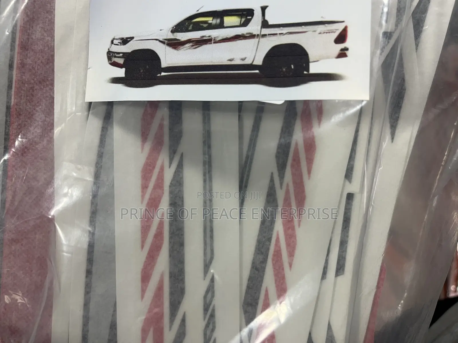 Toyota Hilux 2020 2021 2023 2024 Date Car Body Sticker Pair