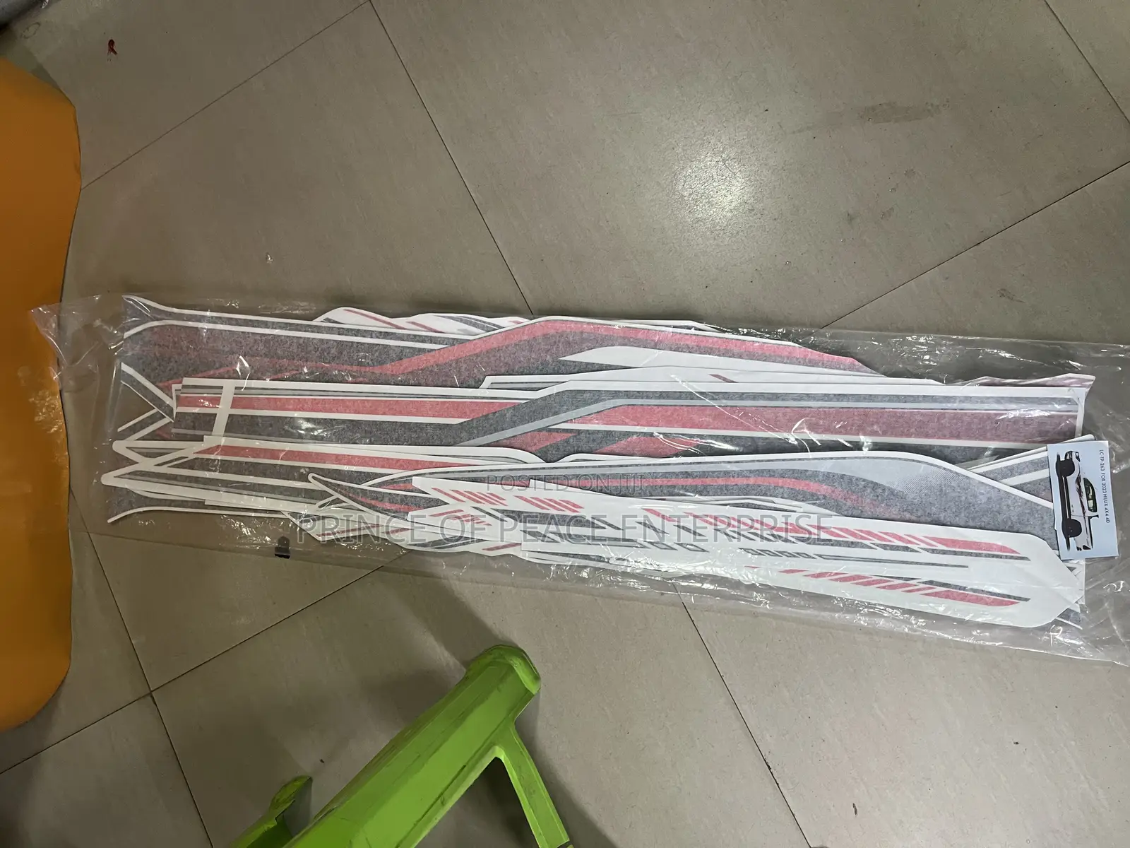 Toyota Hilux 2020 2021 2023 2024 Date Car Body Sticker Pair