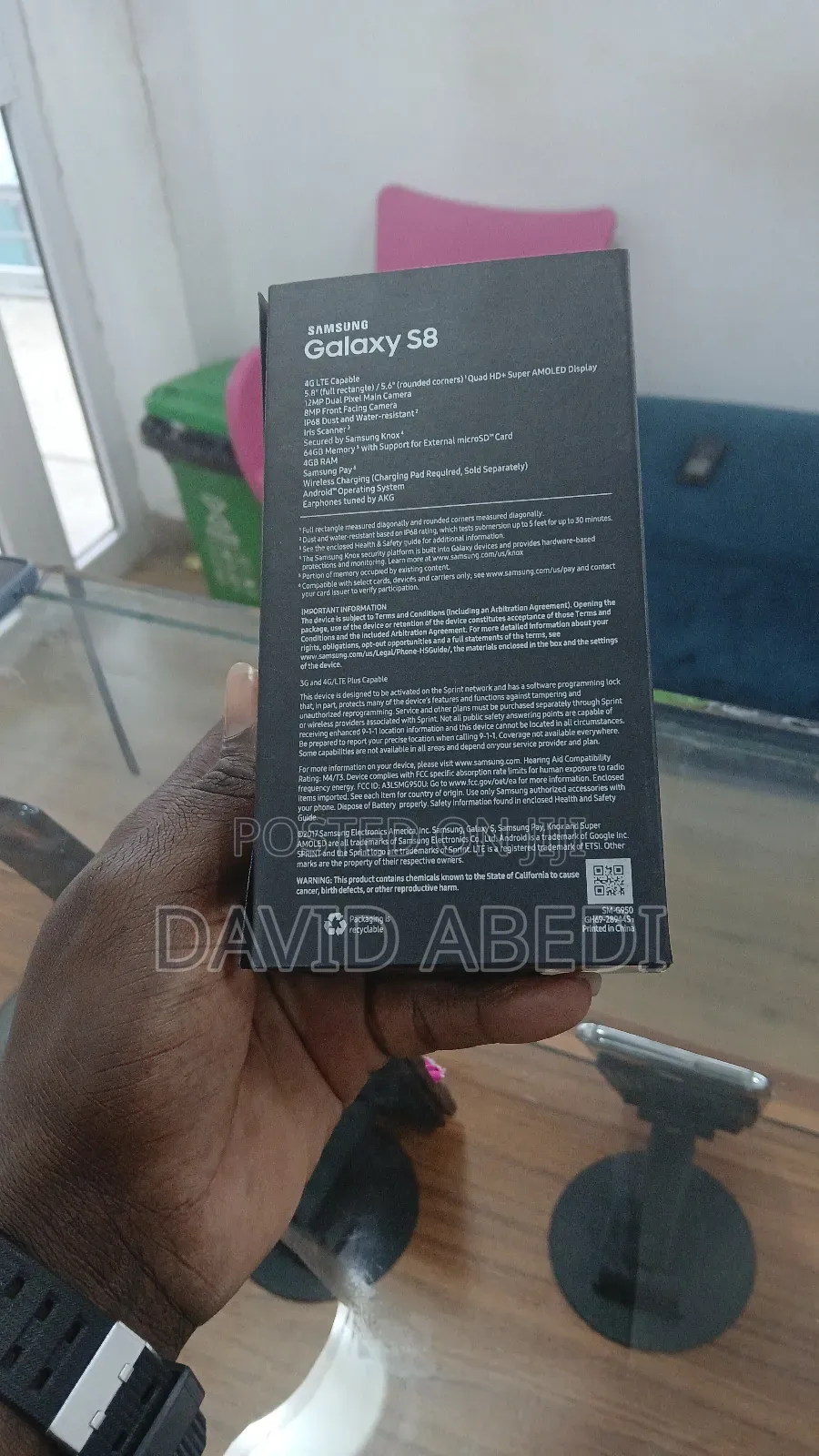 New Samsung Galaxy S8 64 GB Black