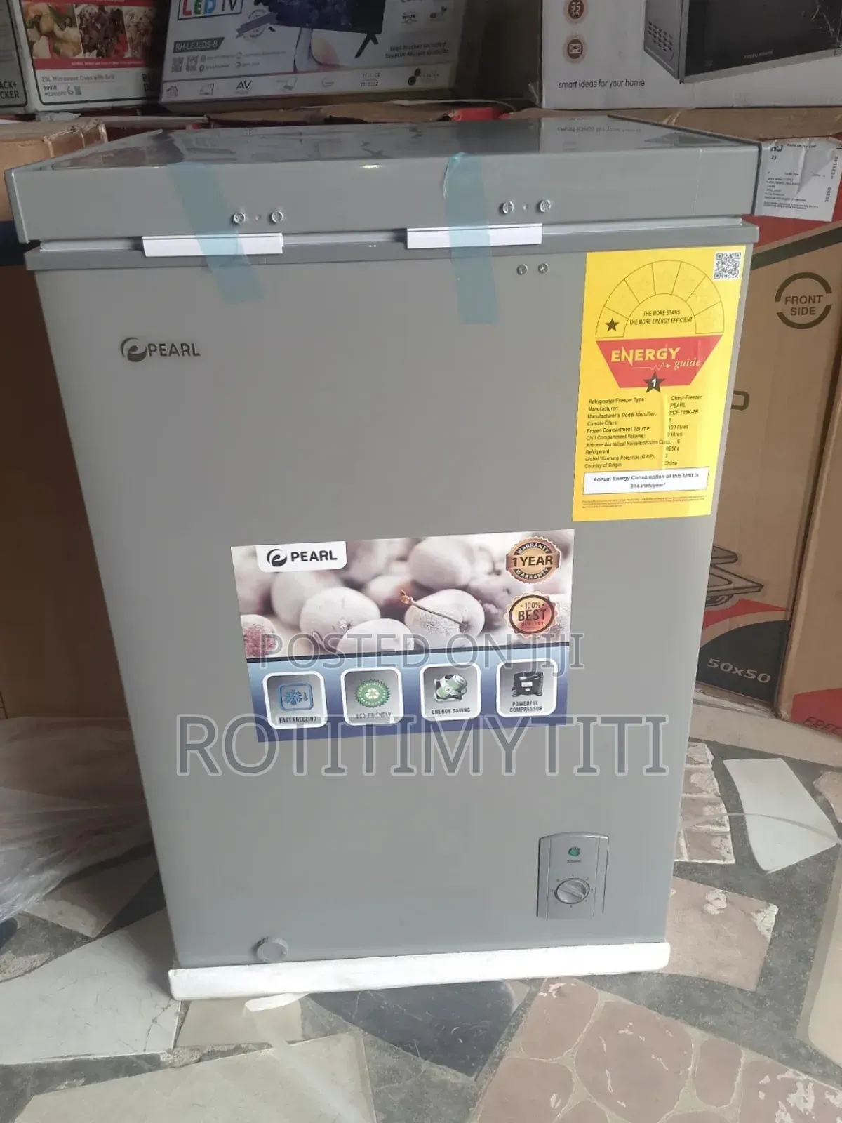 Neat and Quick in Cooling Pearl Chest Freezer 100 Liters