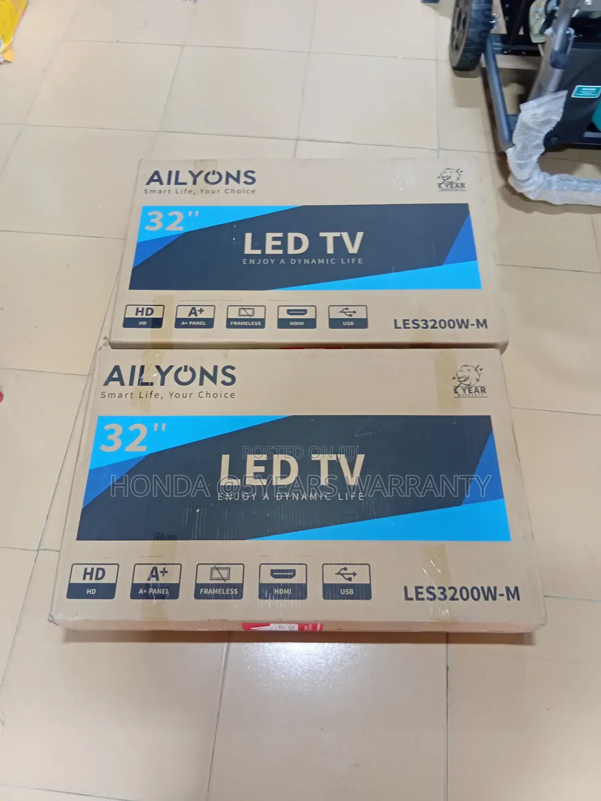 Frameless Ailyons 32inches Digital Television Led Display Tv