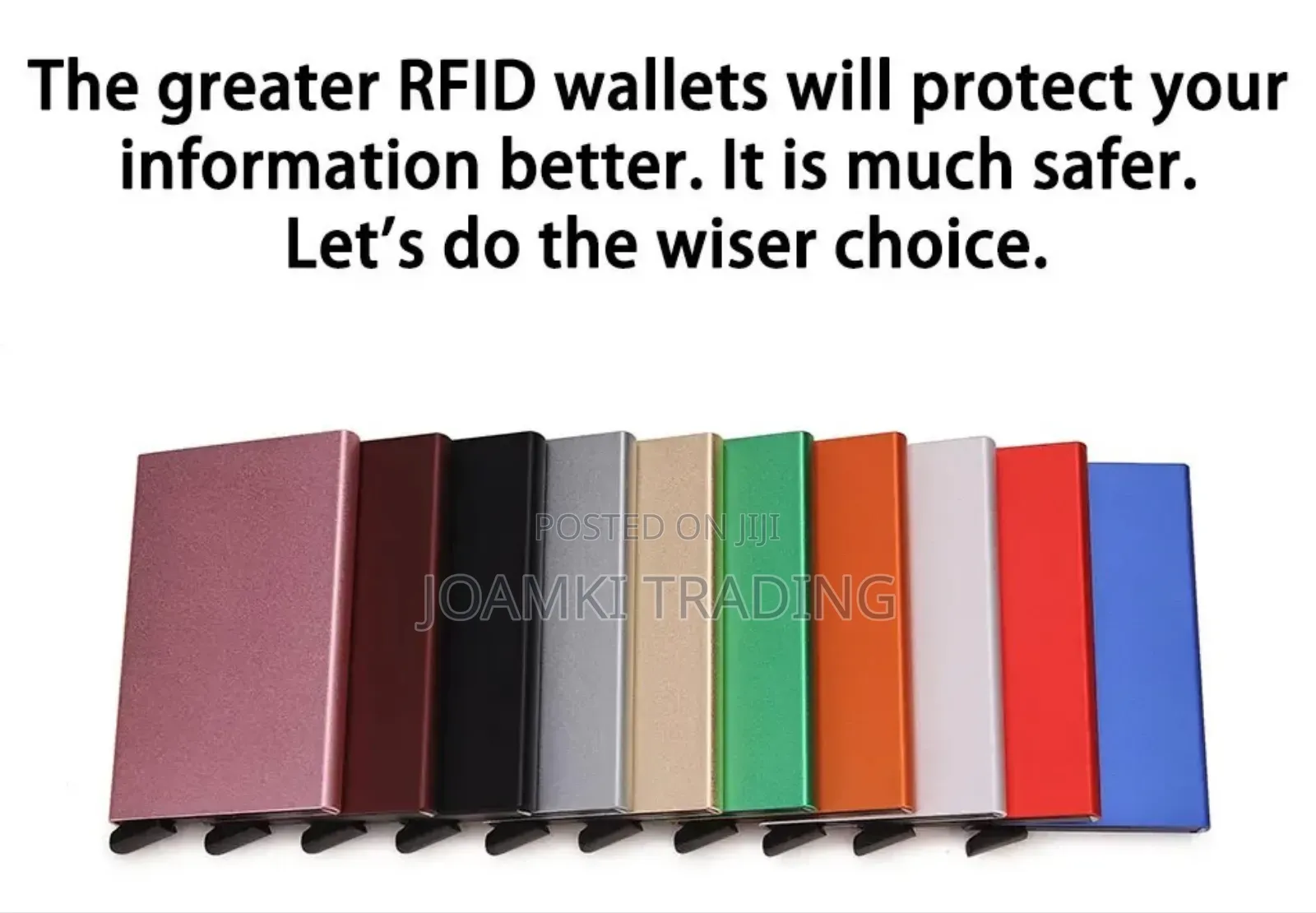 Rfid Aluminium Wallet Multi Card Holder