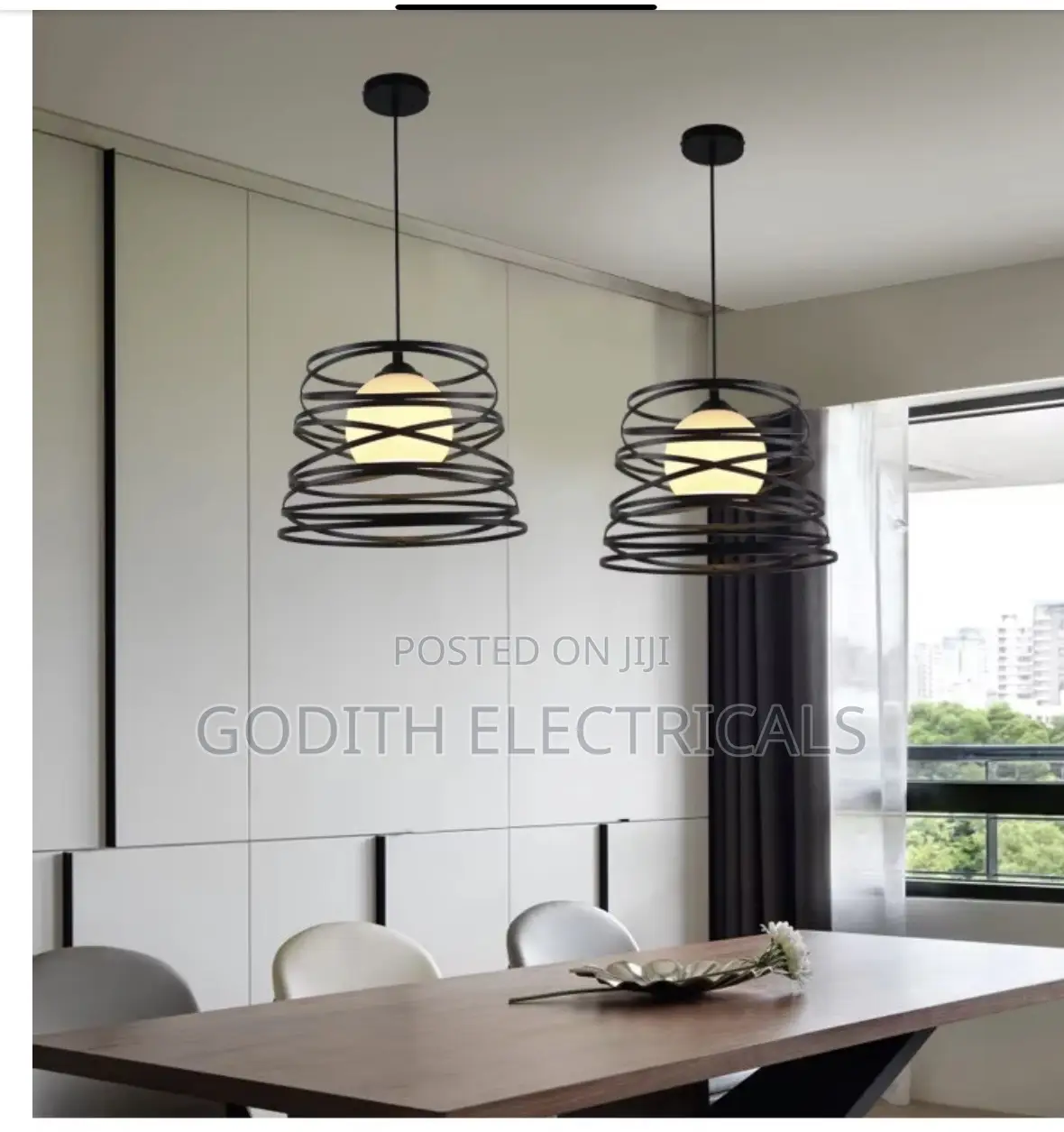 E27 Base Hanging Light Without Bulb