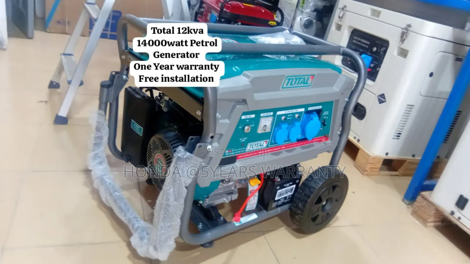 Total 15hp 12kva 14000watt Petrol Generator Keystart 12kva