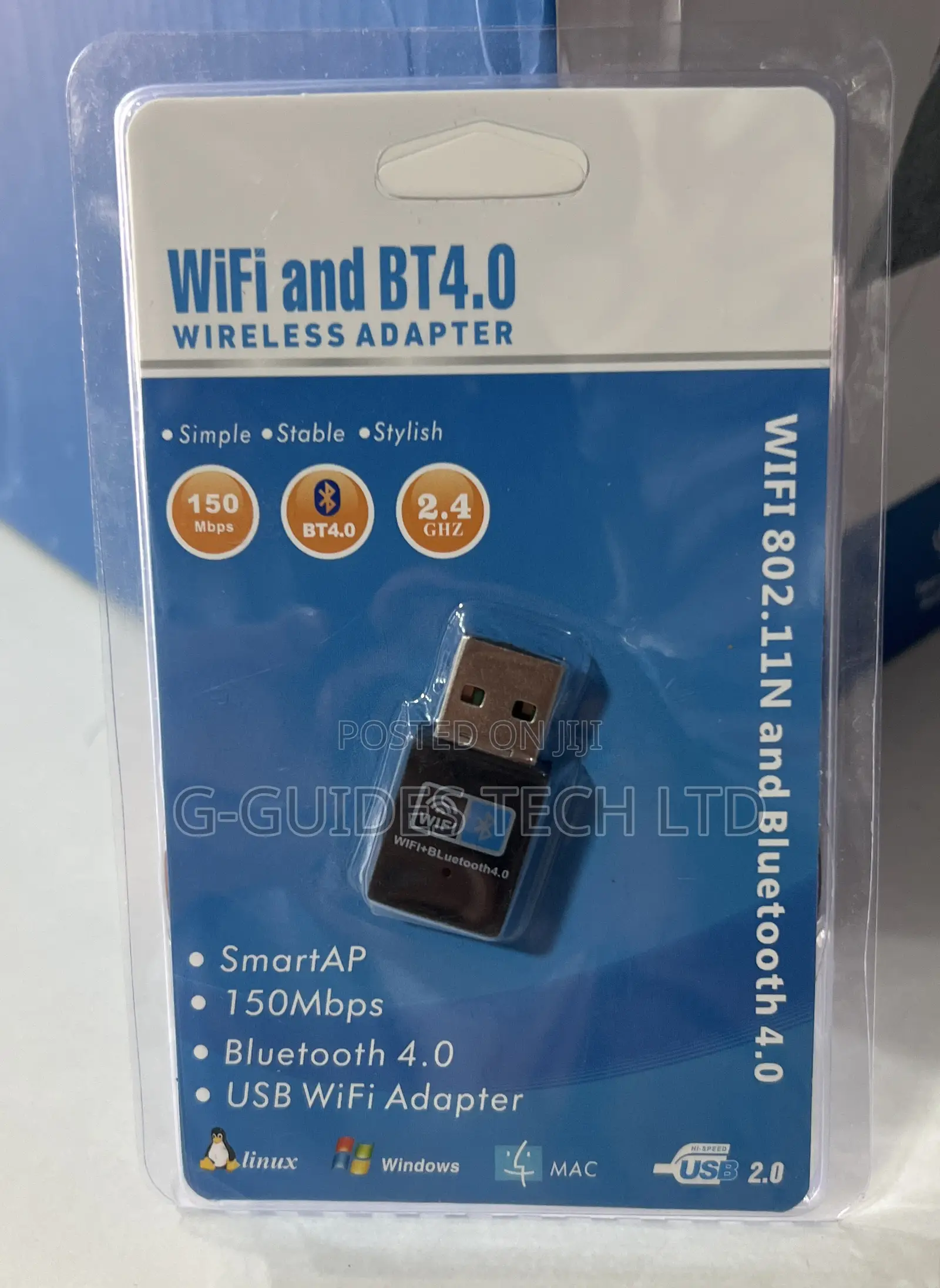 Smartap Usb Wifi and Bluetooth Wireless Adapter