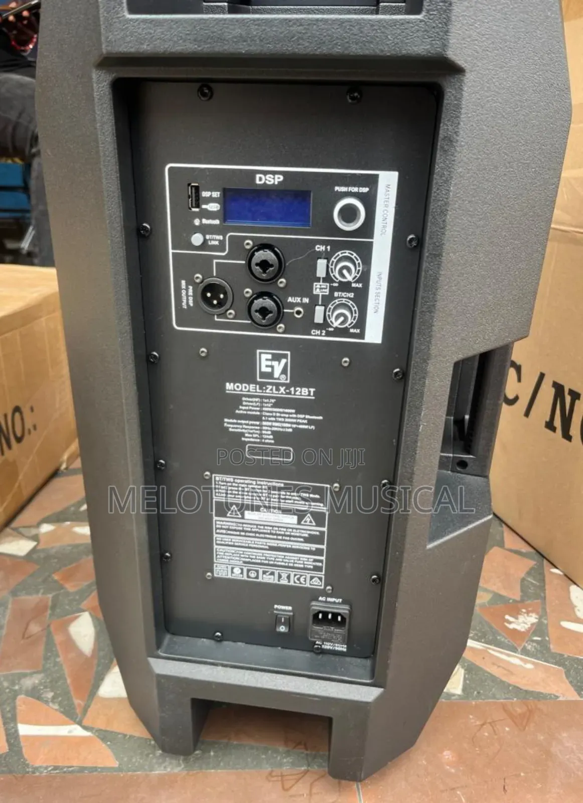 Electro-Voice ZLX-12bt 12" 1000w Bluetooth Powered Speaker.