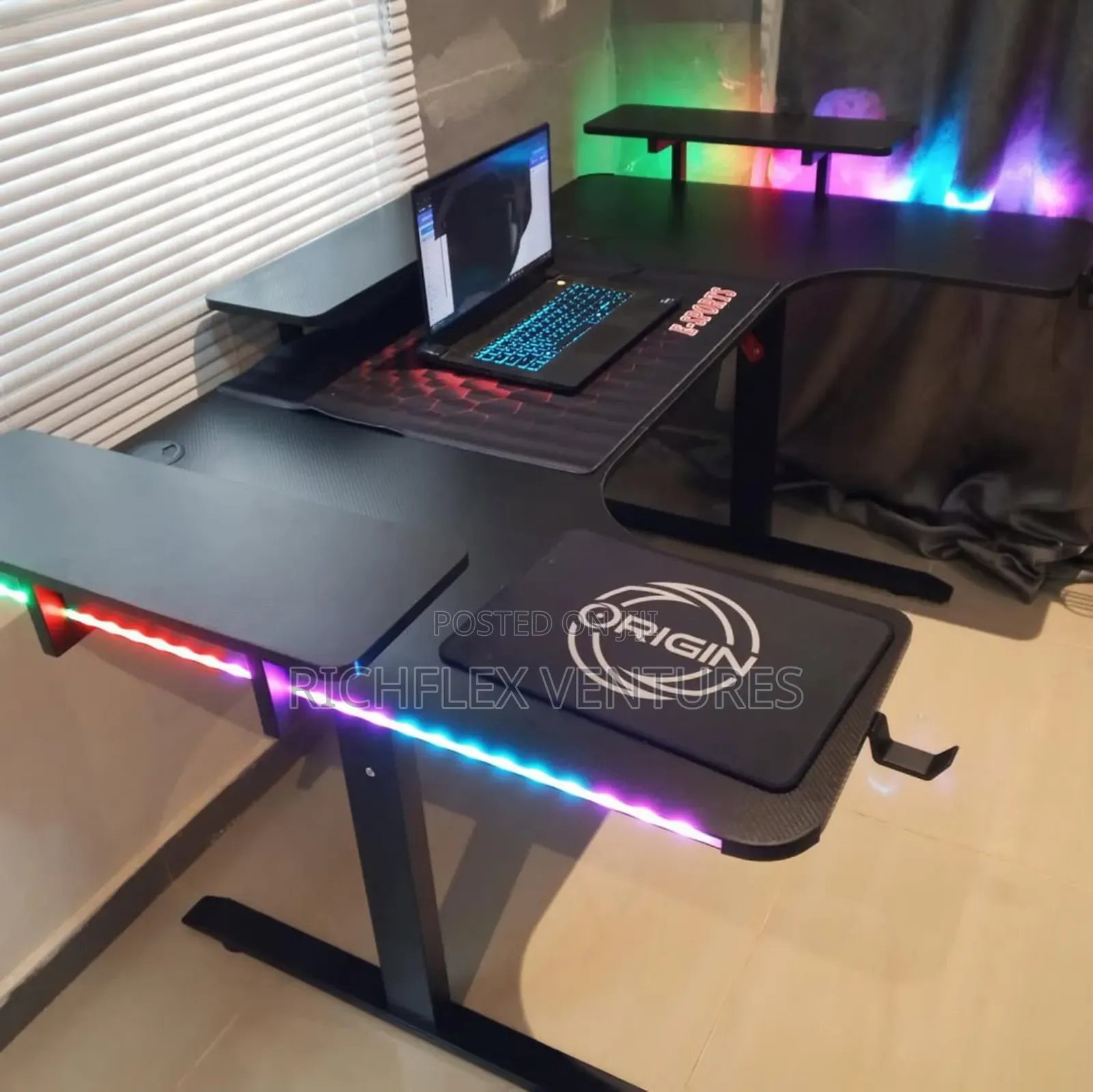 RGB Pro Gaming Office Studio Desk