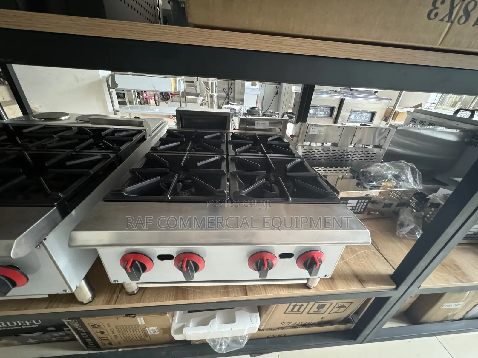 Commercial American 4 Burner Gas Stove Tabletop