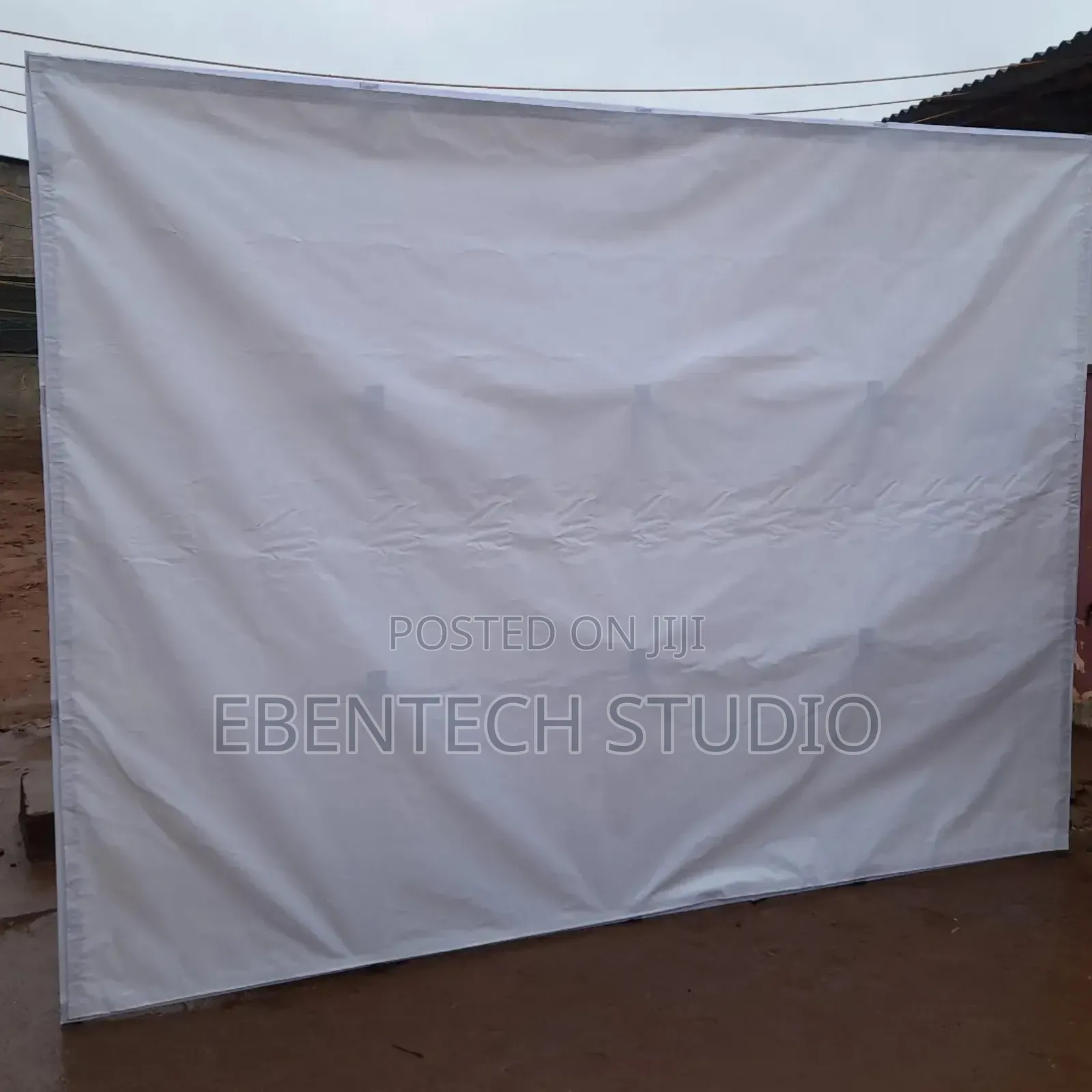 Large Projector Screen With White Background for Rent