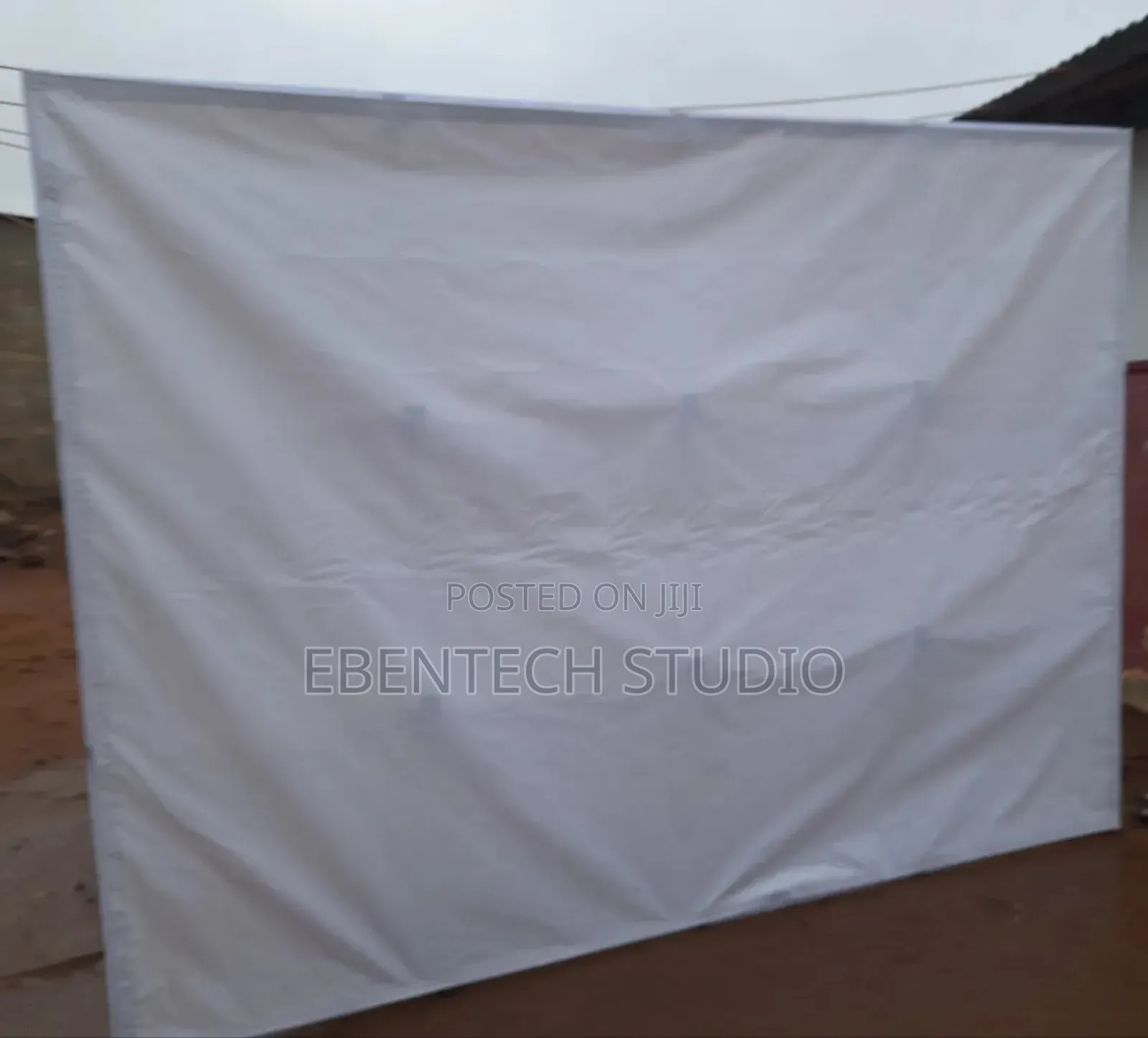 Large Projector Screen With White Background for Rent