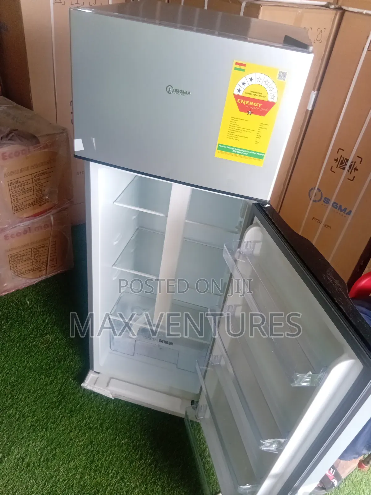 Combative 207l STDF-220 Sigma Fridge Freezer Energy Set