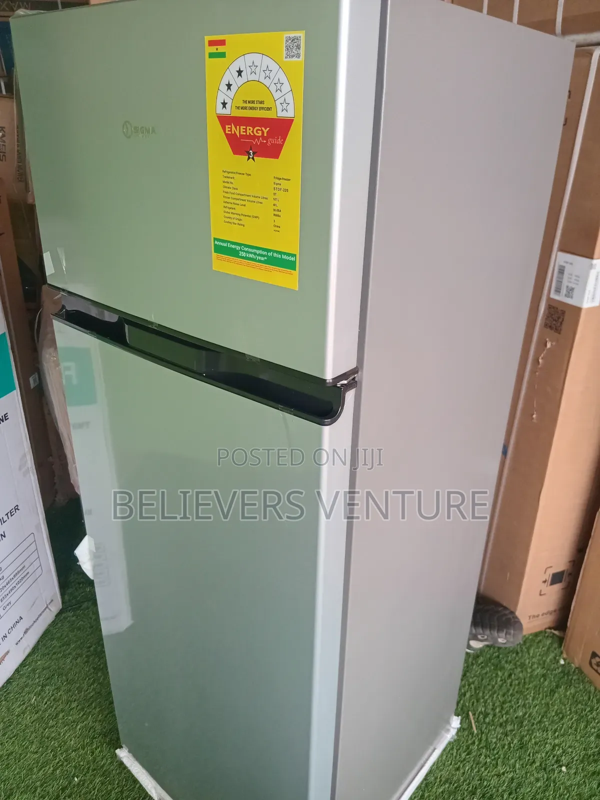 Sigma Appliance STDF-220 Top Freezer Fridge 207l Sigmafridge