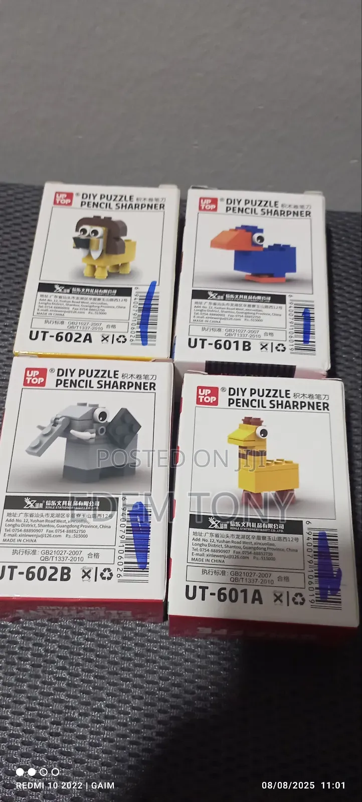 Diy Puzzle Pencil Sharpeners - 4pcs