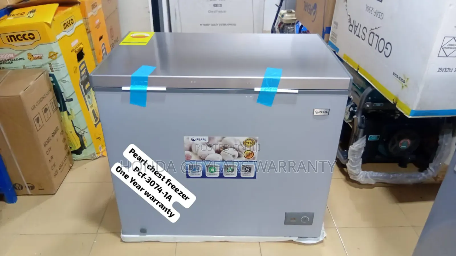 Powerful Compressor Pearl Chest Freezer 251l Pearl Freezer