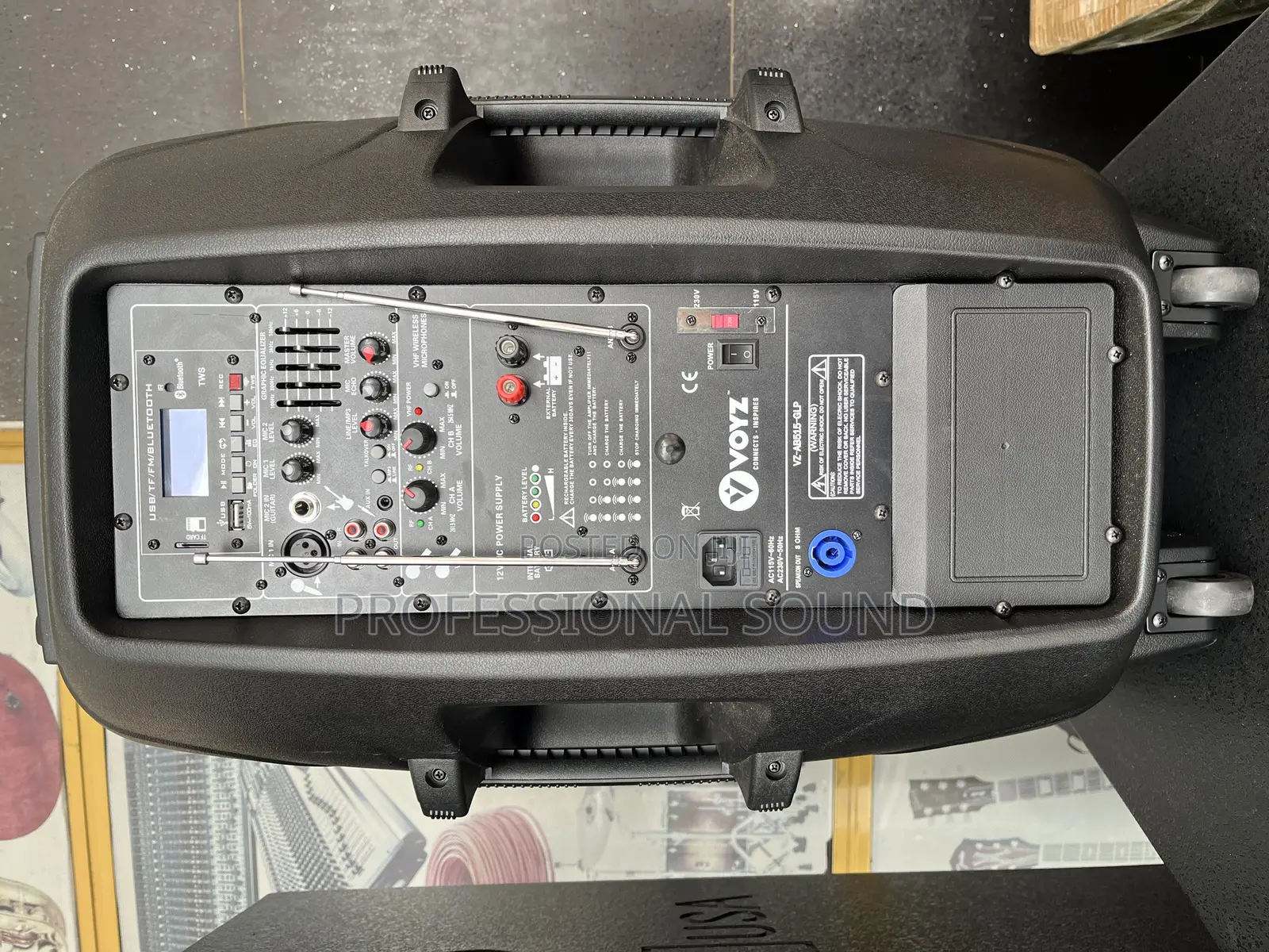 Voyz 2 Way 15"Active Speaker.: