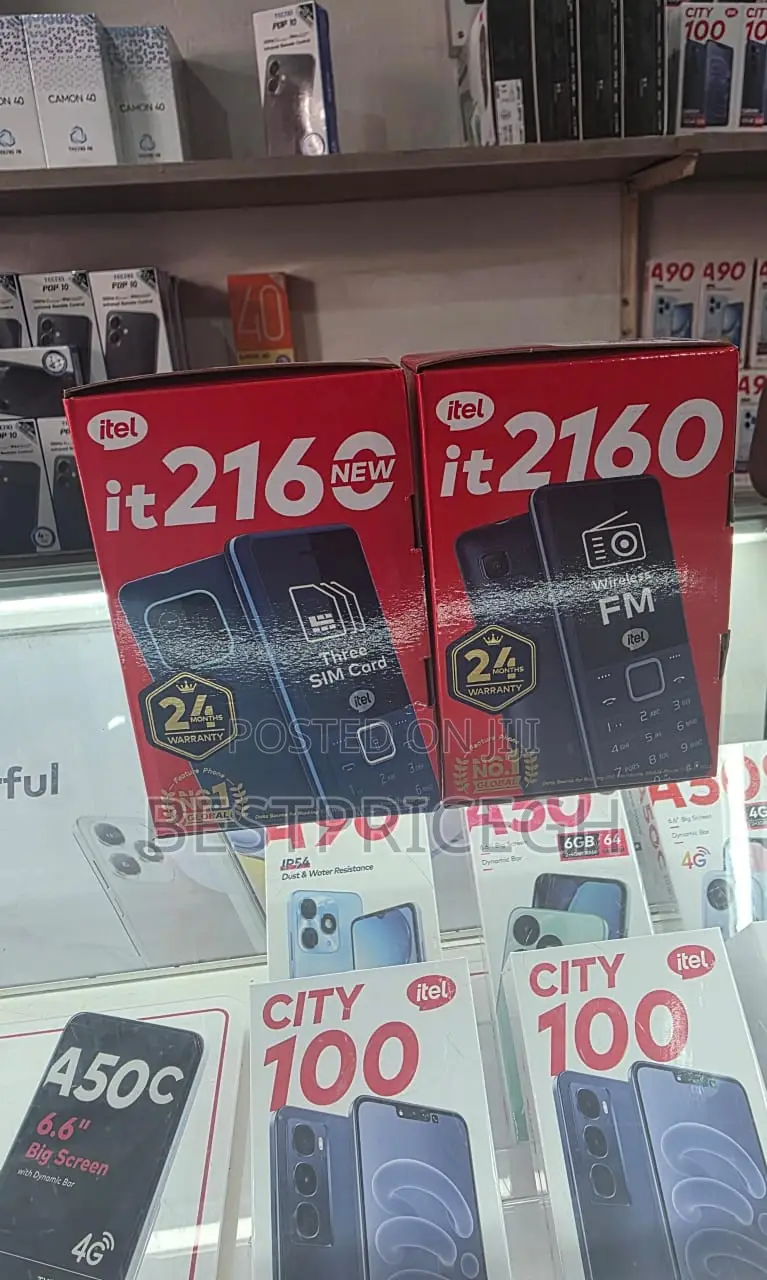 New Itel it2160 Black