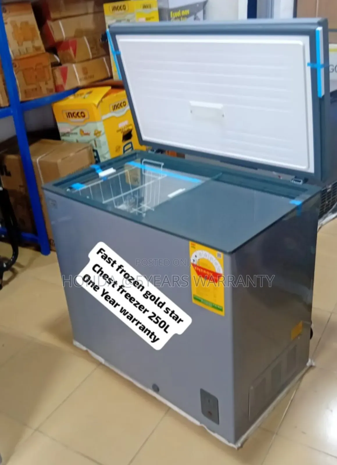 Fast Freeze Gold Star 250l Chest Freezer Gold Star 250l