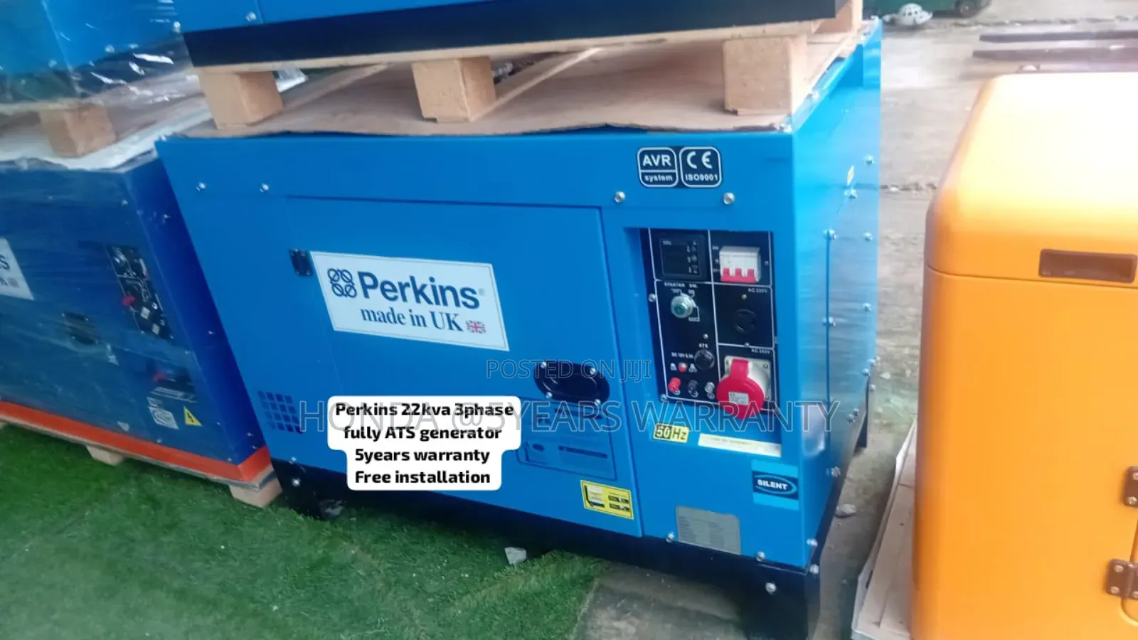Silent and Automatic Perkins 3phase 22kva Generator Diesel