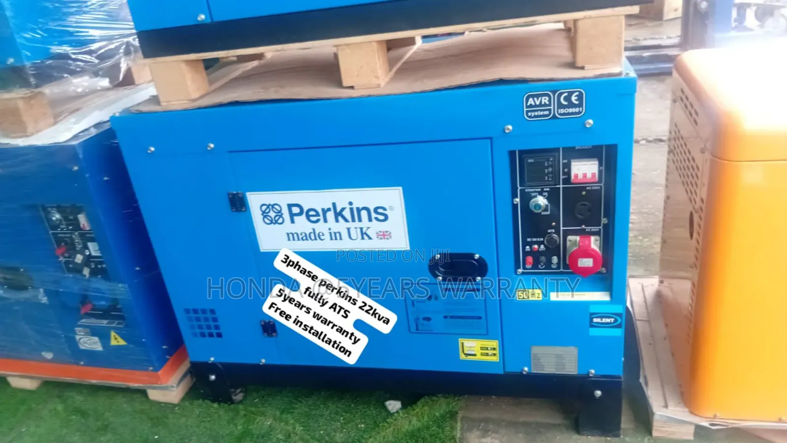Automatic Start Generator Perkins 3phase 22kva Diesel 22kva